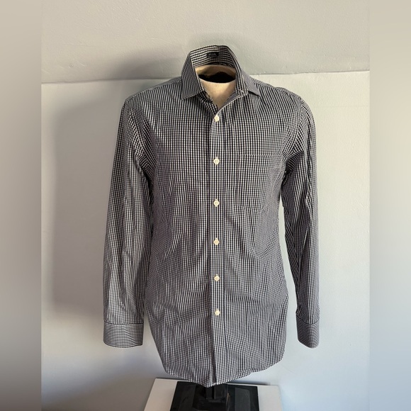 Thompson Shirtings by J.Crew Dress Shirt Small 14-14.5 - Picture 1 of 4